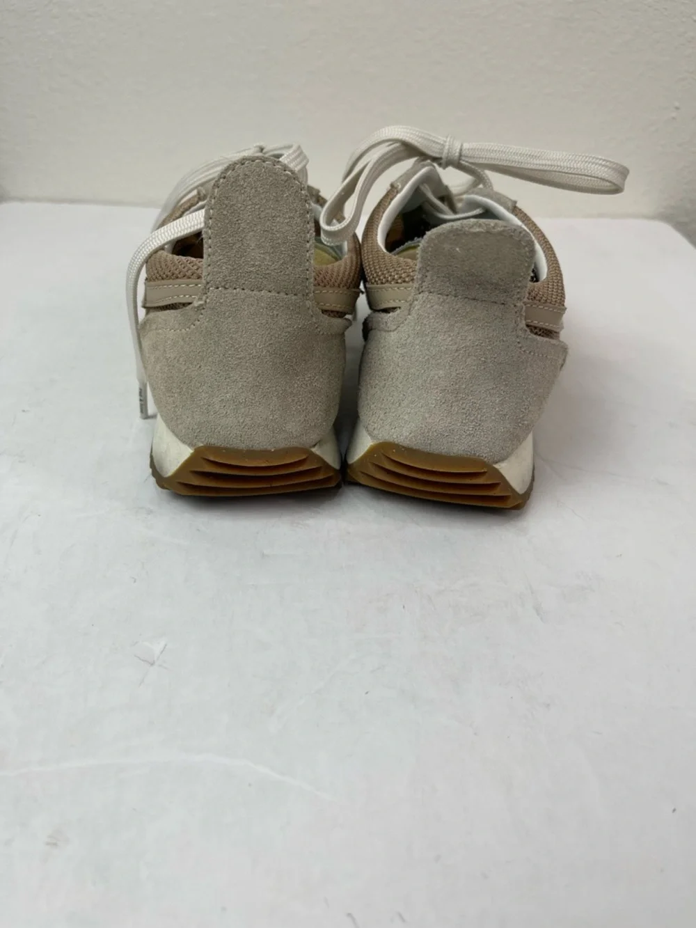 rag & bone Retro Runner Recycled Materials Tan Mesh Suede‎ Sneakers Size 36 US 6